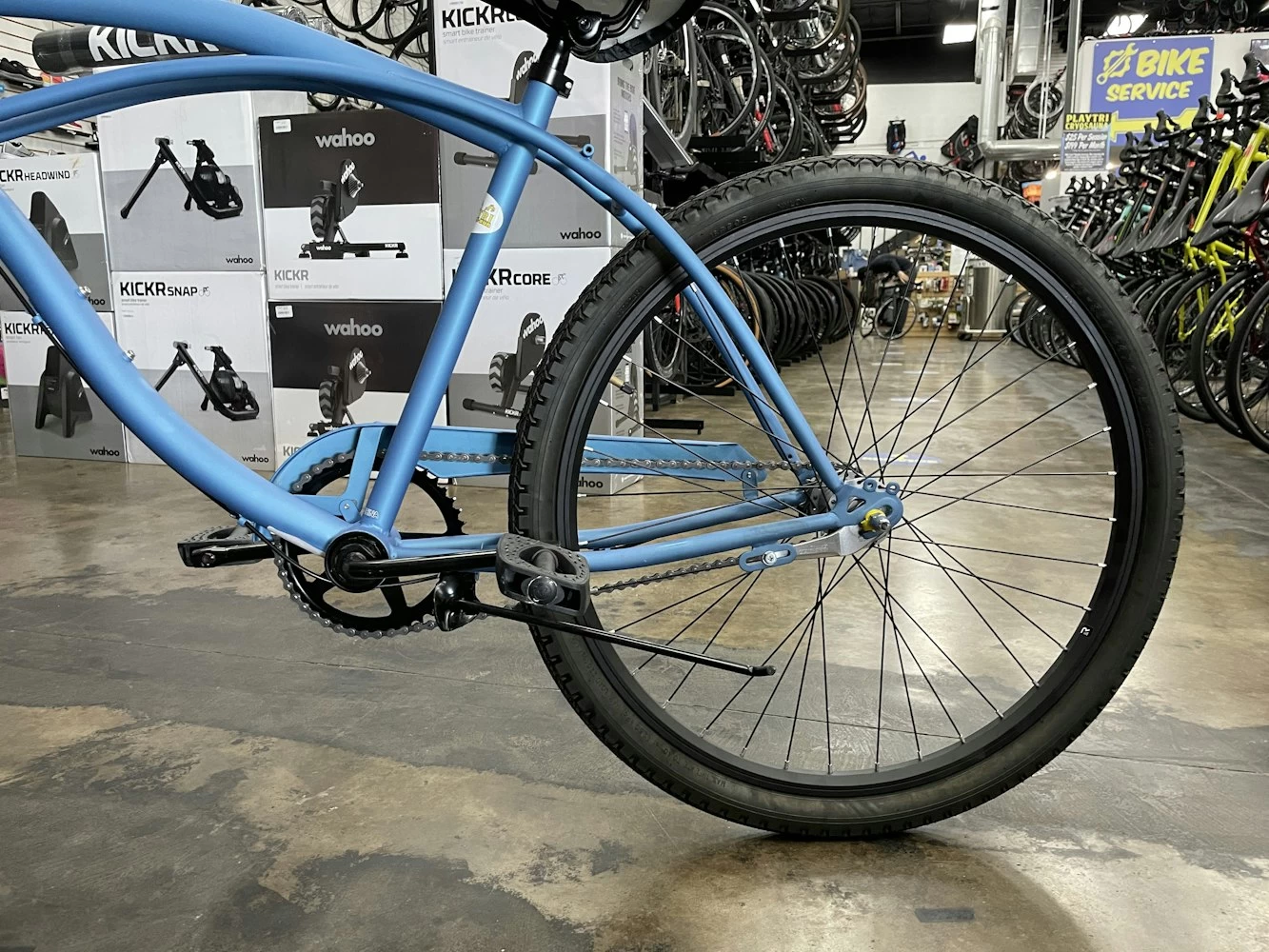 Retrospec Chatham Beach Cruiser 3-Speed 26" - Matte Pacific Blue 2022 2 Retrospec Chatham Beach Cruiser 3-Speed 26" - Matte Pacific Blue 2022 - Image 2