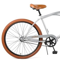 Retrospec Chatham Beach Cruiser 3-Speed 26" - Matte Silver/Cardinal 2022 -Bicycle Shop 8pS gD1BPDTCoGtWs2j6Z DKo