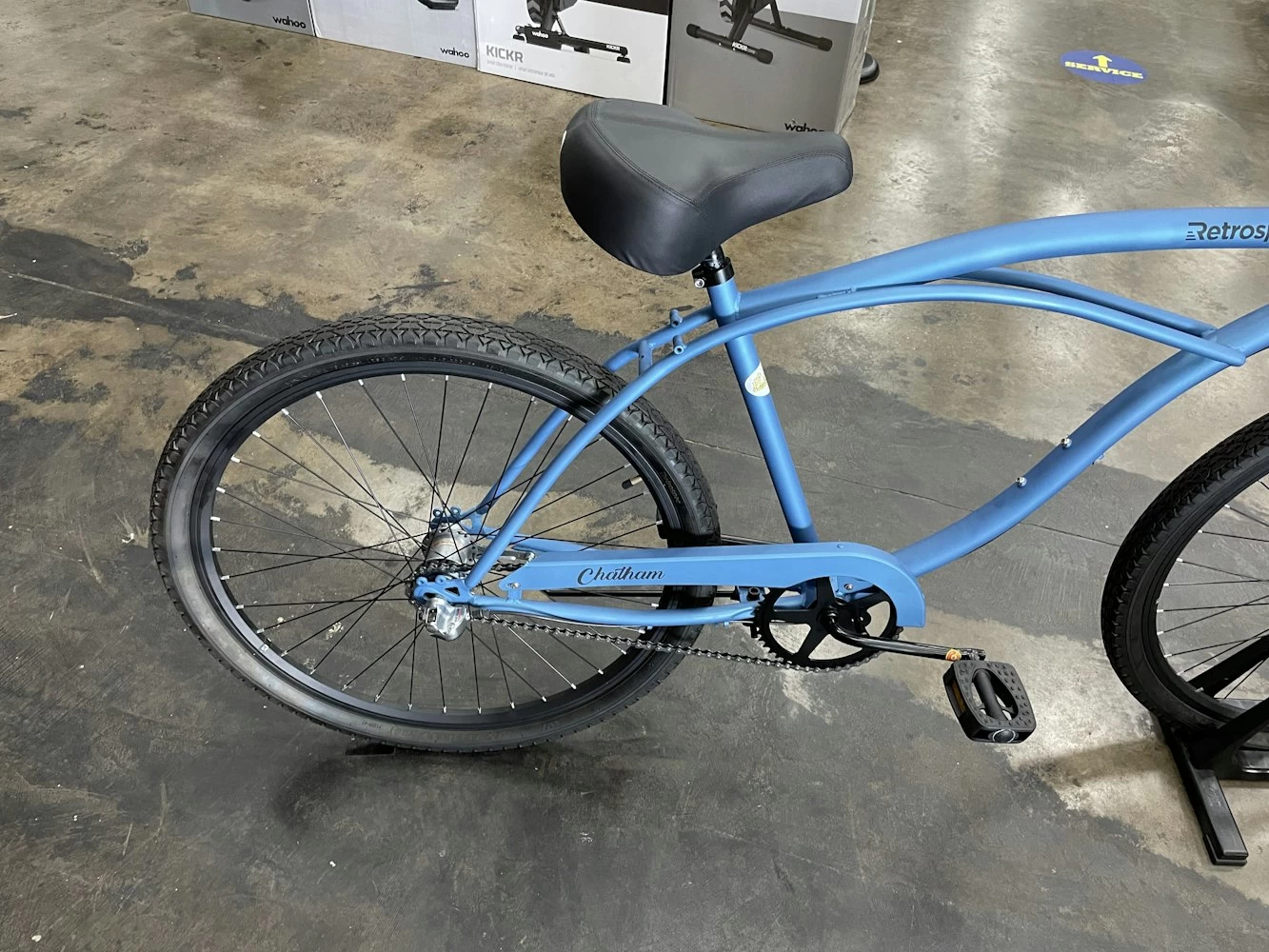 Retrospec Chatham Beach Cruiser 3-Speed 26" - Matte Pacific Blue 2022 8 Retrospec Chatham Beach Cruiser 3-Speed 26" - Matte Pacific Blue 2022 - Image 8