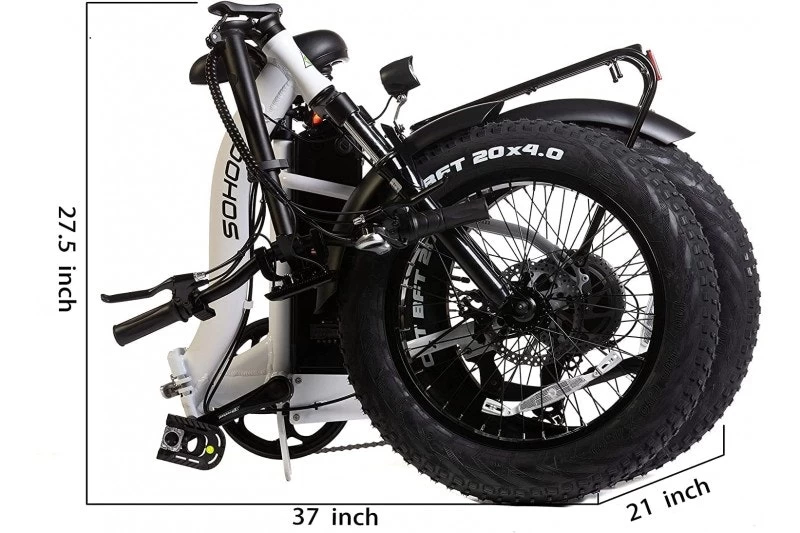 Other SOHOO 48V 500W 20" Fat Tire Step-Through Folding E-Bike 2022 3 Other SOHOO 48V 500W 20" Fat Tire Step-Through Folding E-Bike 2022 - Image 3