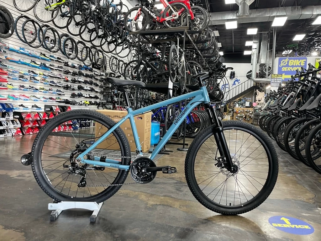 Retrospec Ascent Mountain Bike - 27.5" - Matte Superior Blue 2022 1 Retrospec Ascent Mountain Bike - 27.5" - Matte Superior Blue 2022