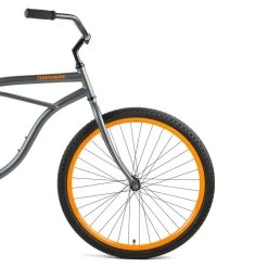 Retrospec Chatham Beach Cruiser 1-Speed 29" - Matte Graphite/Orange 2022 -Bicycle Shop HukvwEOzSBdOUKWoYi055CJPw