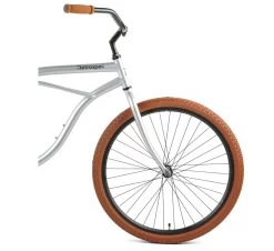 Retrospec Chatham Beach Cruiser 1-Speed 26" - Matte Silver/Cardinal 2021 -Bicycle Shop KRreoqCtS C6H83WDdWDWV3nA