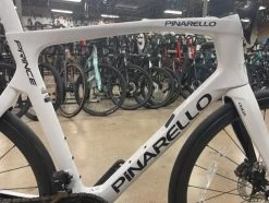 Pinarello Prince Disk Shimano Ultegra Di2 Most Ultrafast 40 Carbon Wheels - White -Bicycle Shop PEJE77dpfJbp7clwbWwtwuZEM
