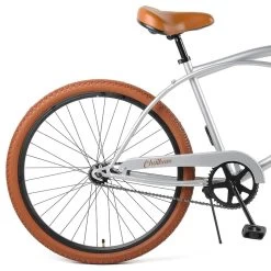 Retrospec Chatham Beach Cruiser 1-Speed 29" - Matte Silver/Cardinal 2021 -Bicycle Shop Ug yClDOfvjGxj6hlhG0eYj s