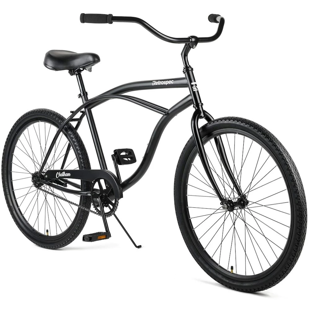 Retrospec Chatham Beach Cruiser 1-Speed 26" - Matte Black 2022 2 Retrospec Chatham Beach Cruiser 1-Speed 26" - Matte Black 2022 - Image 2