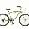 Retrospec Chatham Beach Cruiser 7-Speed 26" - Matte Military Green 2022