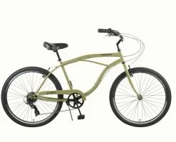 Retrospec Chatham Beach Cruiser 7-Speed 26" - Matte Military Green 2022
