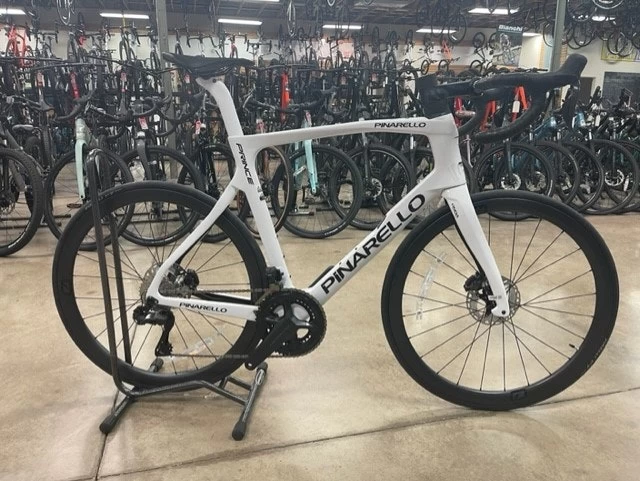 Pinarello Prince Disk Shimano Ultegra Di2 Most Ultrafast 40 Carbon Wheels - White